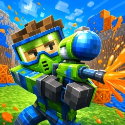 Blocky Gun Paintball のアイコン